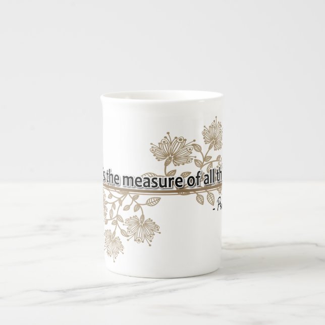 Caneca De Porcelana Protagoras (Frente)