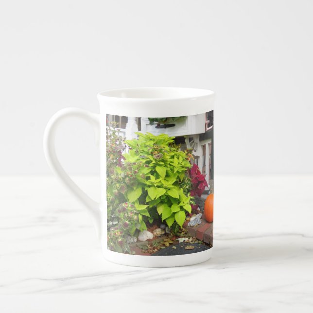 Caneca De Porcelana Pumpkin e Coleus - Martha's Vineyard (Esquerda)