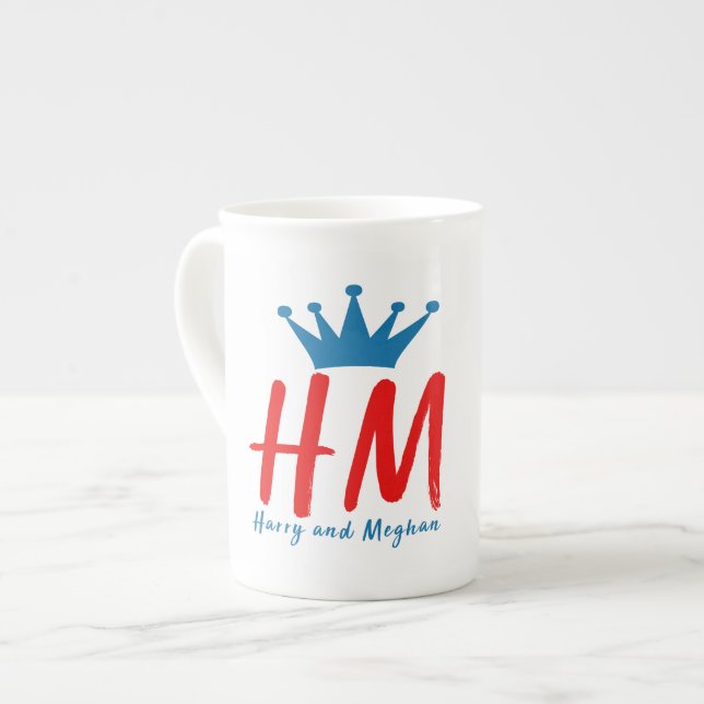 Caneca De Porcelana Quando Harry encontrou Meghan (Frente Esquerda)
