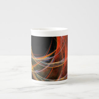 Caneca De Porcelana Quebrando a Abstrato de Círculo
