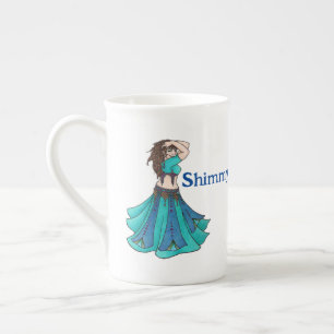 Caneca De Porcelana Rainha de Beledi Belly Dancer