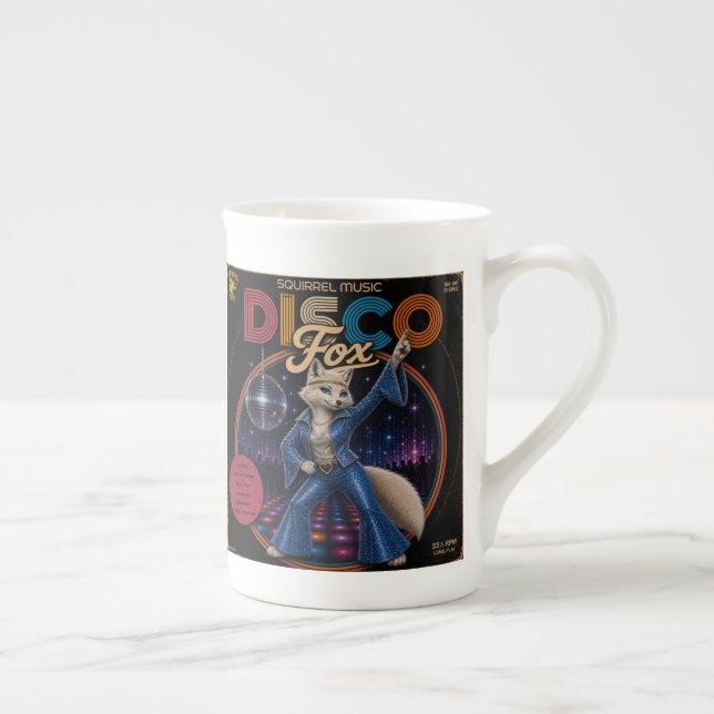 Caneca De Porcelana Rainha do Disco (Direita)