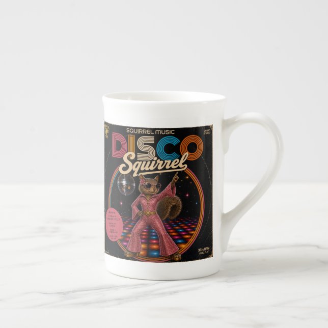 Caneca De Porcelana Rainha Esquilo Disco (Direita)