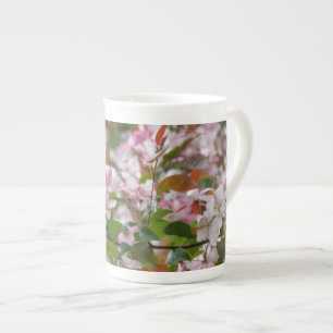 Caneca De Porcelana Ramo delicado com macieira de flores