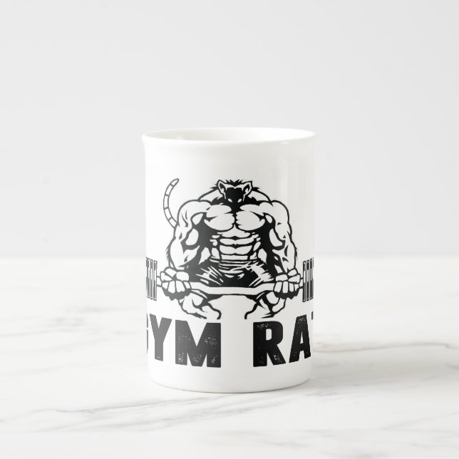 Caneca De Porcelana Rato de Ginásio (Frente)
