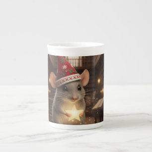Caneca De Porcelana Rato Mágico de Osso China Mug