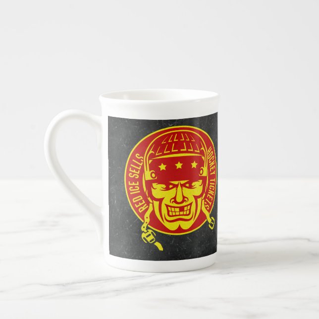 Caneca De Porcelana Red Ice vende taça de hóquei no gelo (Esquerda)