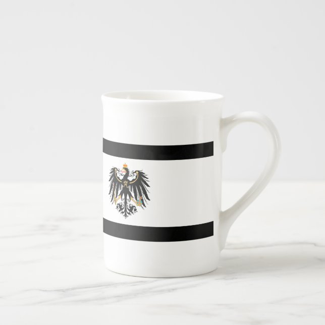 Caneca De Porcelana Reino Preussen estandarte de nacional (Direita)