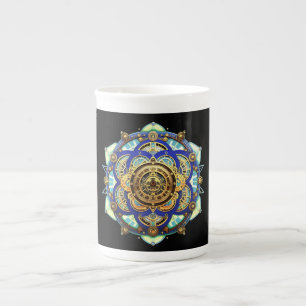 Caneca De Porcelana Relógio Mecânico Incrível