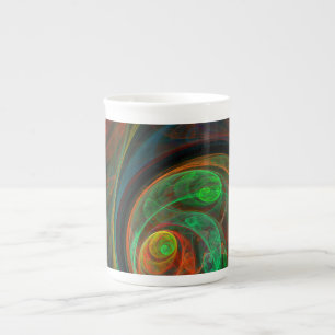 Caneca De Porcelana Renascimento da Abstrato Art