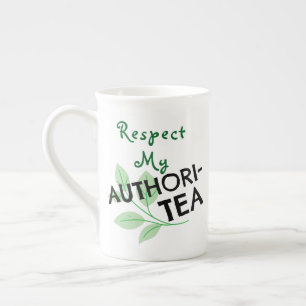 Caneca De Porcelana Respeite a minha autoridade