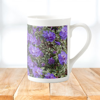 Caneca De Porcelana Rhododendron Blooms Floral