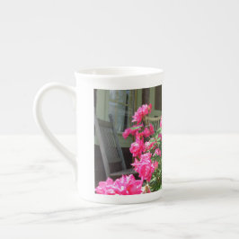 Caneca De Porcelana Rosas cor-de-rosa e Rocker - Vineyard de Martha