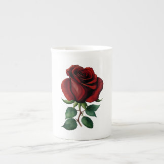 Caneca De Porcelana Rosas vermelhas
