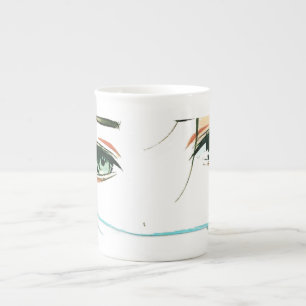 Caneca De Porcelana rosto de mulheres abstratas
