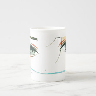 Caneca De Porcelana rosto de mulheres abstratas
