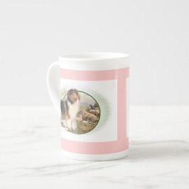 Caneca De Porcelana Rough Collie Keeper da ovelha