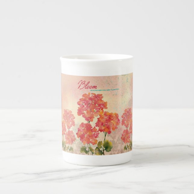 Caneca De Porcelana Sangue Onde Você Está Plantado (Frente)