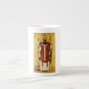 Caneca De Porcelana Santo Bonifácio de Mainz - Padroeiro dos Educadore
