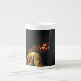 Caneca De Porcelana Santo Francisco de Assisi por Caravaggio