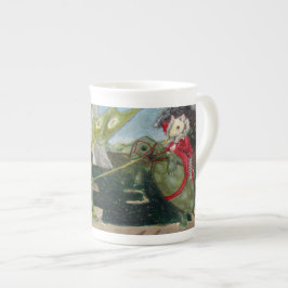 Caneca De Porcelana Santo George Mouse Tea Cup