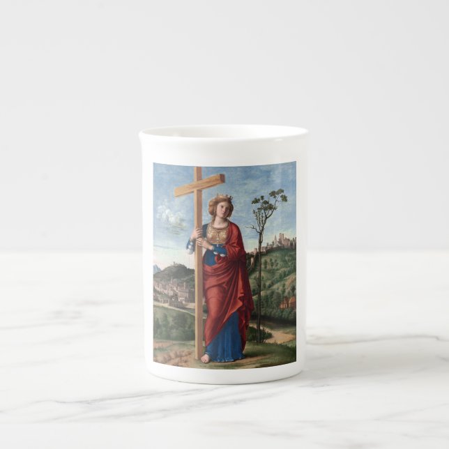 Caneca De Porcelana Santo Helena por Cima da Conegliano (Frente)