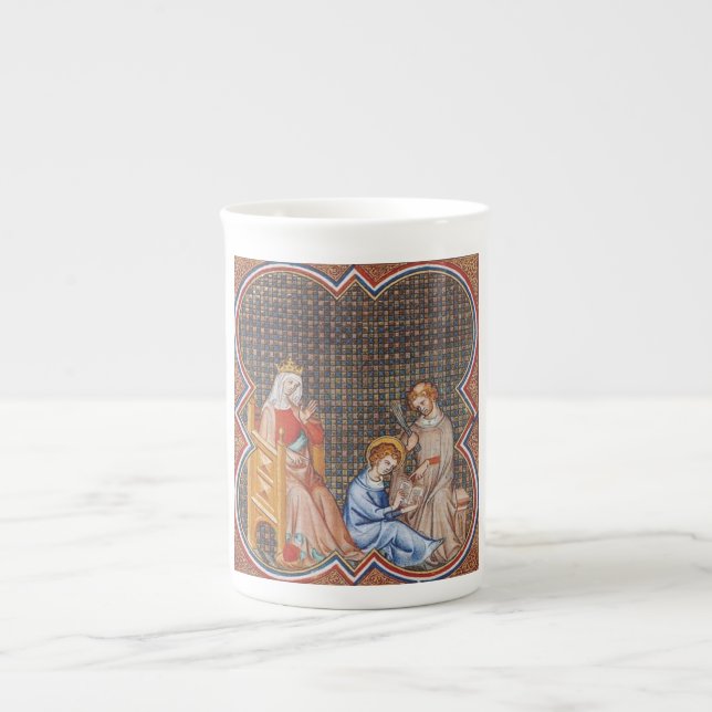 Caneca De Porcelana Santo Luís IX da França (Frente)
