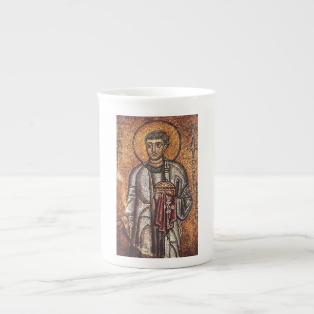 Caneca De Porcelana São Lourenço Mártir (Frente)
