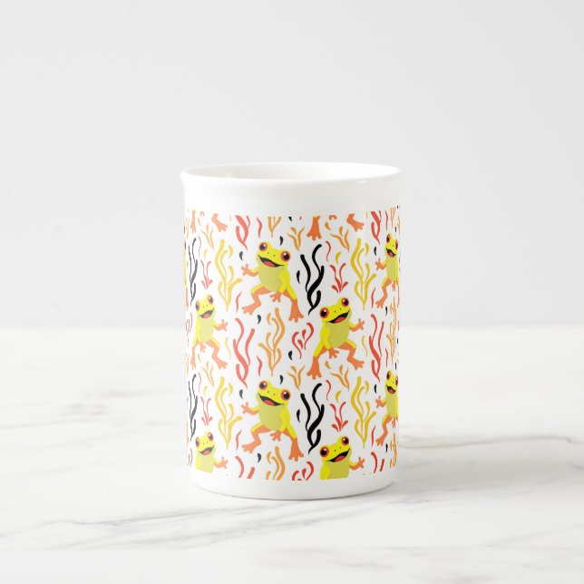 Caneca De Porcelana Sapos Reproduzíveis (Frente)