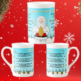 Caneca De Porcelana Seis Dias de Bee-Mas Feliz Natal para um Incrível