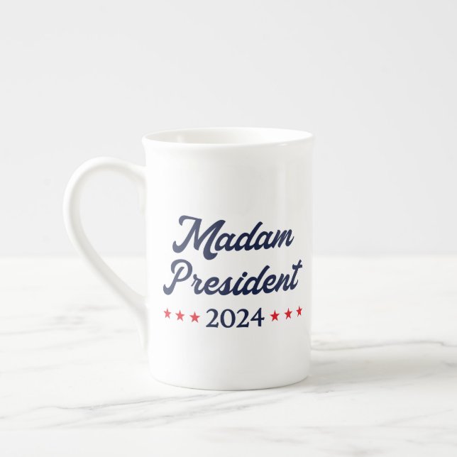 Caneca De Porcelana Senhora Presidente 2024 I - Kamala Harris (Esquerda)