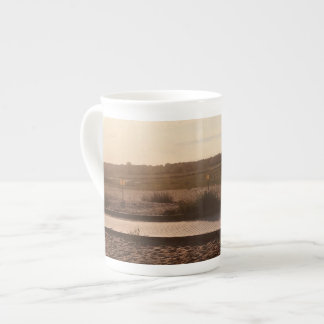 Caneca De Porcelana Sepia Beach Mug