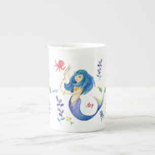 Caneca De Porcelana Sereia dançante