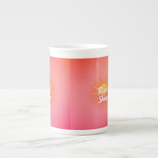 Caneca De Porcelana Serenidade do Nascer do Sol (Frente)