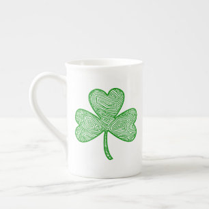 Caneca De Porcelana Shamrock