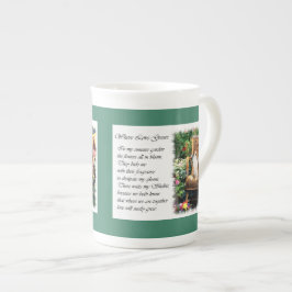 Caneca De Porcelana Sheltie Art Gifts Summer Garden