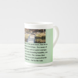Caneca De Porcelana Silencioso Inspirativo