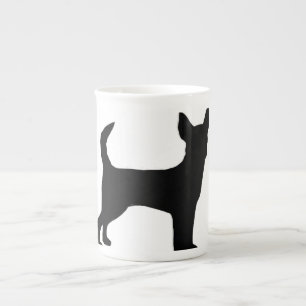 Caneca De Porcelana Silo black.png da chihuahua