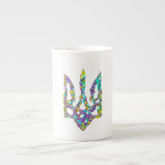 Caneca De Porcelana Símbolo ucraniano trident