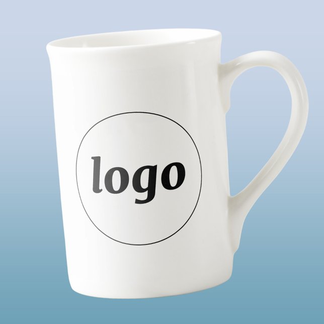 Caneca De Porcelana Simple Logo Branding Business Promotional (Simple logo business branding promotional bone china mug)