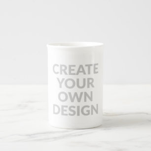 Caneca De Porcelana Simplesmente - Crie o Seu Próprio 