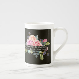 Caneca De Porcelana Slogan de Trabalho de arte de Foto Personalizado