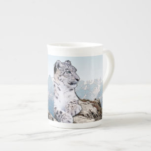Caneca De Porcelana Snow Lepard