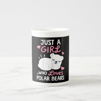 Caneca De Porcelana Só Uma Garota Que Ama Amante de os animais De Urso