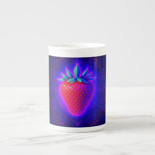 Caneca De Porcelana Sobremesas Divertidas (Morango)