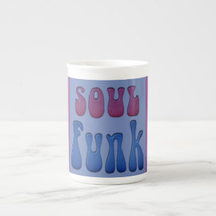 Caneca De Porcelana Soul Music Funky Palavras gráficas