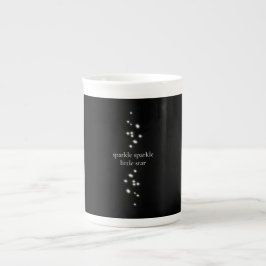 Caneca De Porcelana Sparkle Sparkle Little Star Black Starlight