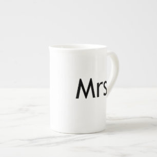 Caneca De Porcelana Sra. - metade do Sr. e Sra. grupo