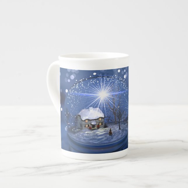 Caneca De Porcelana Starlight Globe Specialty (Frente Esquerda)