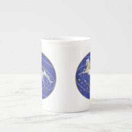 Caneca De Porcelana Starry Mare Bone China Mug